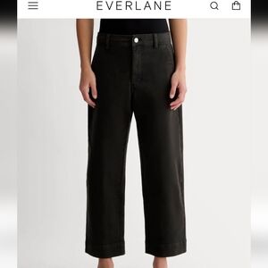 Everlane Charcoal Cropped Trousers